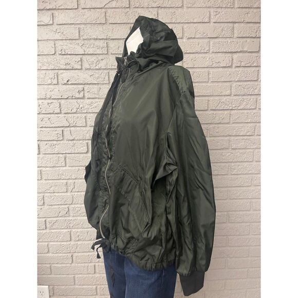BB Dakota Green Windbreaker Anorak Hoodie Size XL - Picture 8 of 14